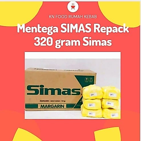 Mentega Simas Potong- Mentega Merek Simas 350 grm