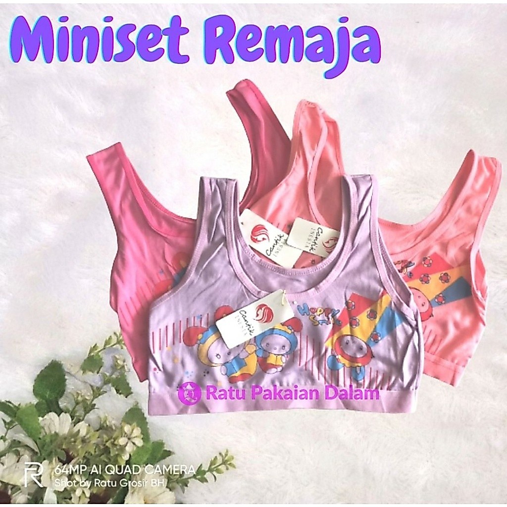 READY STOCK MINI SET ANAK/ MINI BRA ANAK REMAJA PEREMPUAN SD/ SMP TANGTOP/ TANKTOP ANAK PEREMPUAN