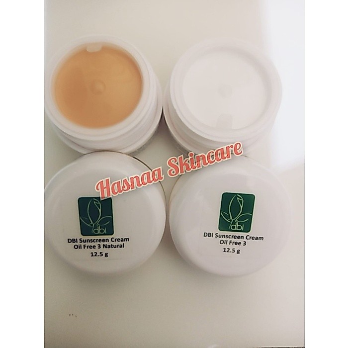 DBI Sunscreen Cream Oil Free 3 / Oil Free 4 - Oil Free3 Putih