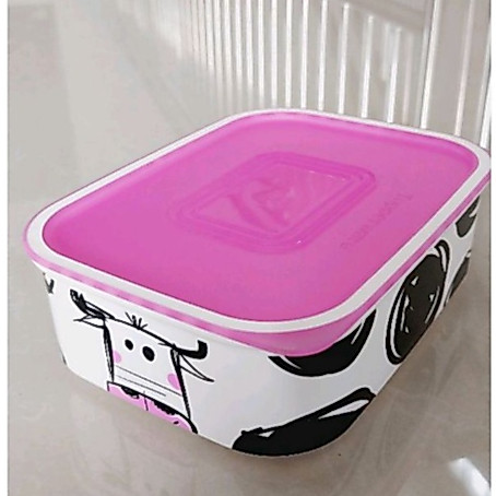 Tupperware Promo Diskon Kotak Makan Baseline moo Cow 500ml Wadah Makan Kotak Bekal