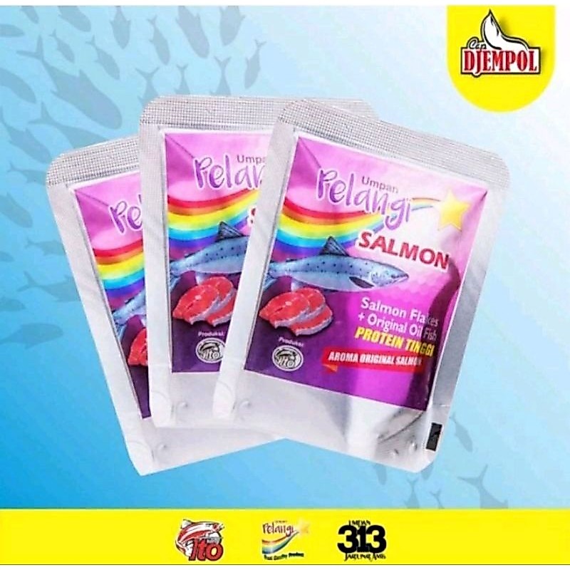 Umpan pelet Pelangi salmon