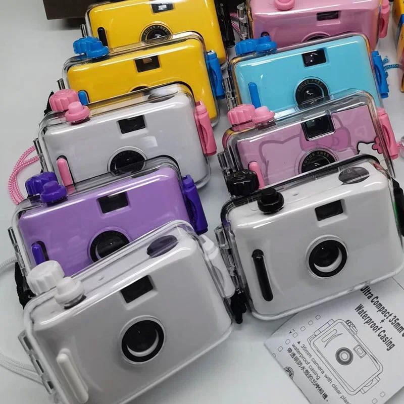 135 Film Camera Point And Shoot Camera Mini Retro Film Waterproof Non-Disposable Camera Creative Ins