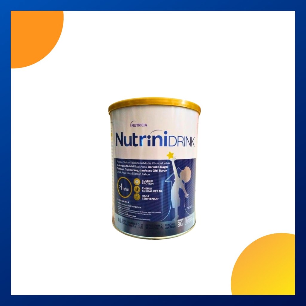 Nutrinidrink Rasa Vanila 1-12 Tahun 800 Gram Kaleng