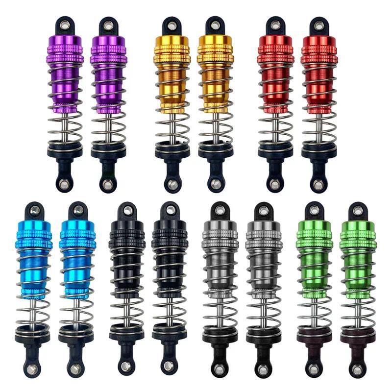 2 Buah Peredam Kejut Depan  Belakang Logam Aluminium  1/14  Wltoys  144001 1316 Mobil RC Crawler Kur