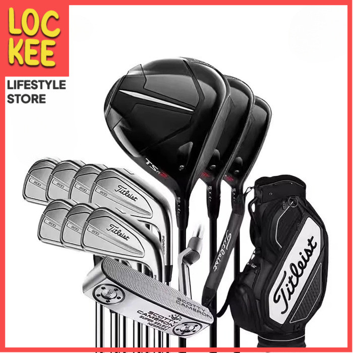 LOCKEE | Stik Golf Titleist Golf Clubs Set Pria GT3 Woods TSR2 T200 Irons Full Set Premium Golf Stic