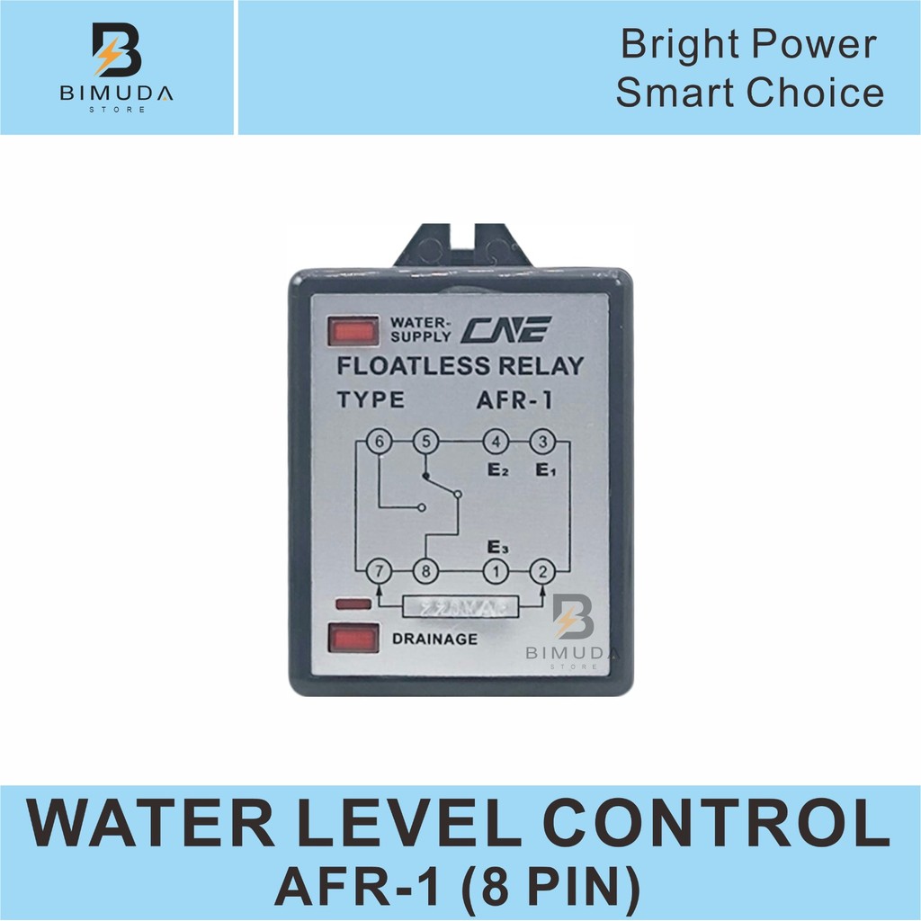 AFR-1 FLOATLESS LEVEL SWITCH / SUPPLY FLOATLESS RELAY / WATER LEVEL CONTROL 8 PIN
