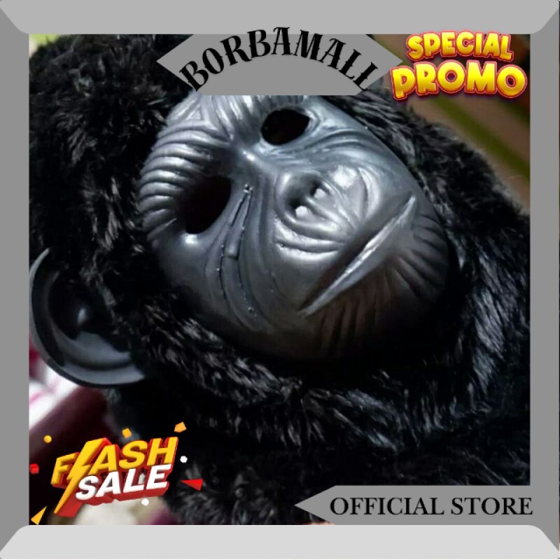 Topeng Monyet, Serigala, Harimau Dewasa Bahan Haluster lucu NH