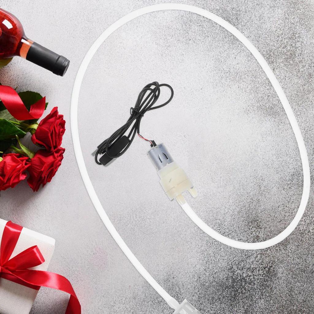 1Set Electric Wine Transfer Pump Filter Automatic Extractor Tool Portable Siphon Pump Efficient Wine