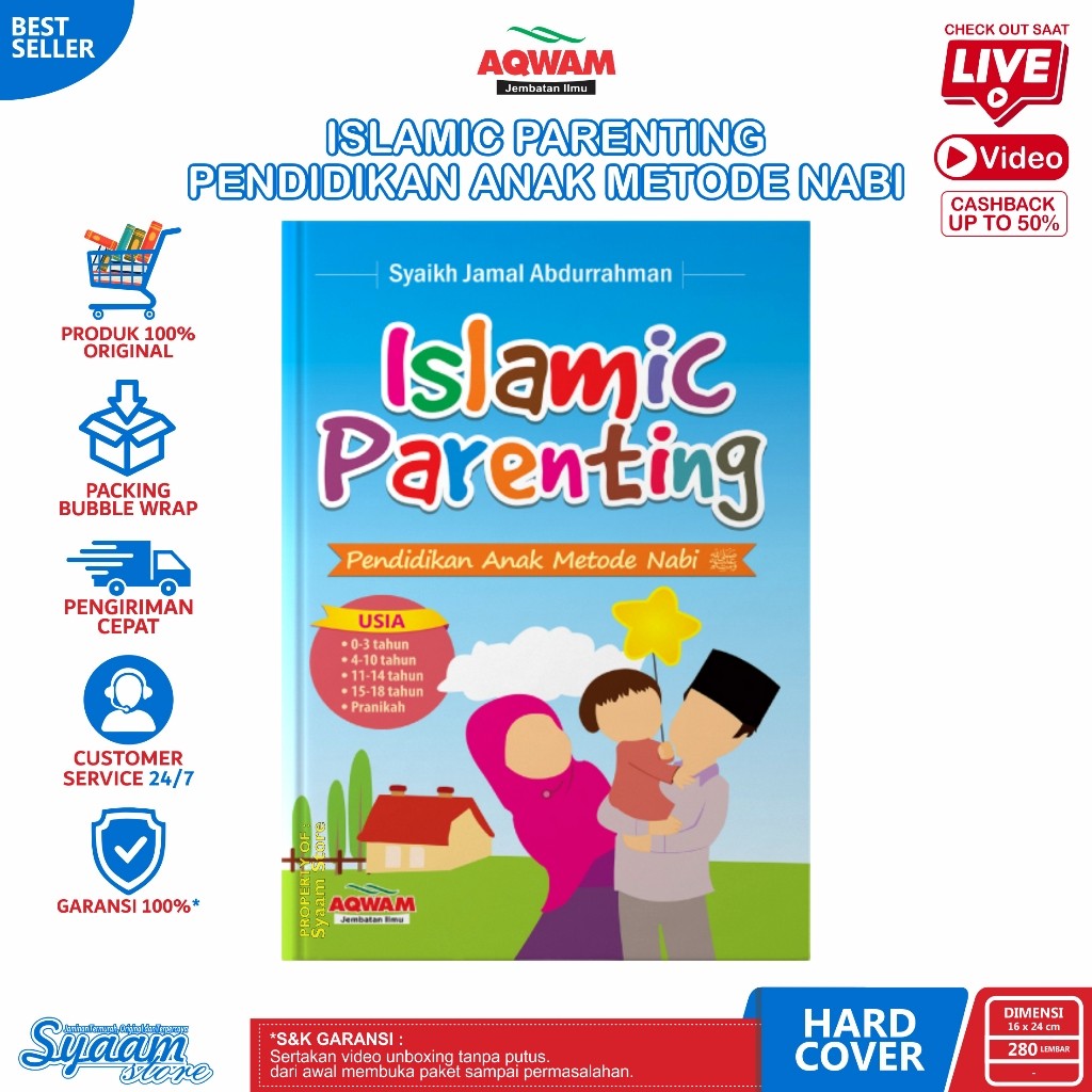 Islamic Parenting Pendidikan Anak Metode Nabi Original - Aqwam -