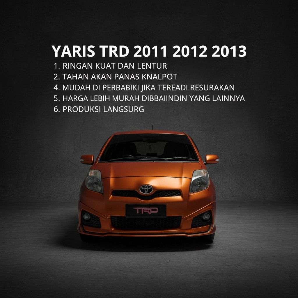 BODYKIT Yaris TRD 2011 2012 2013 BODKIT  yaris trd BODY KIT yaris trd