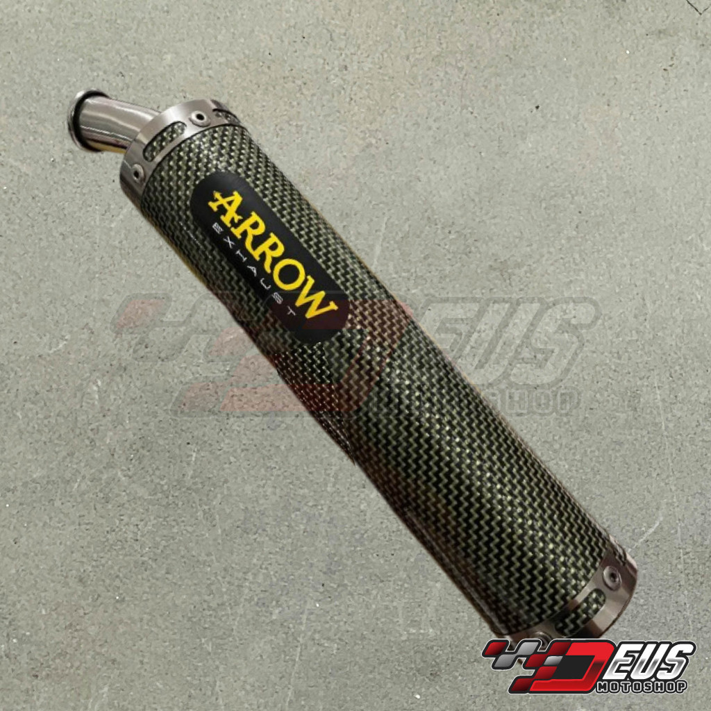 Silencer 2Tak Arrow Carbon 67mm 100% Original / Silincer Silenser Silinser Knalpot Kenalpot 2 Tak 2T