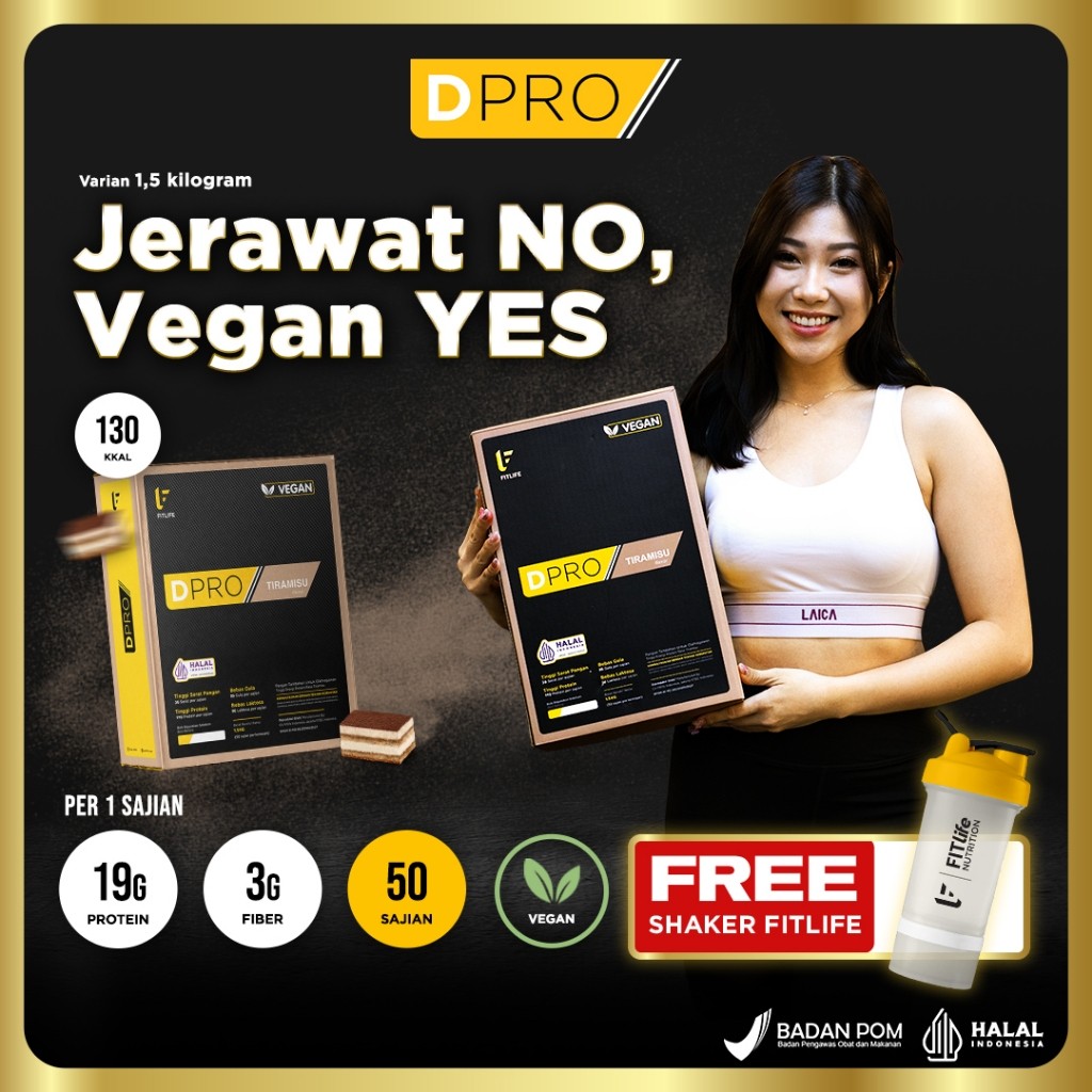 BM - FITlife DPRO 3.3lbs/1500gr - Vegan Natural Meal Replacement