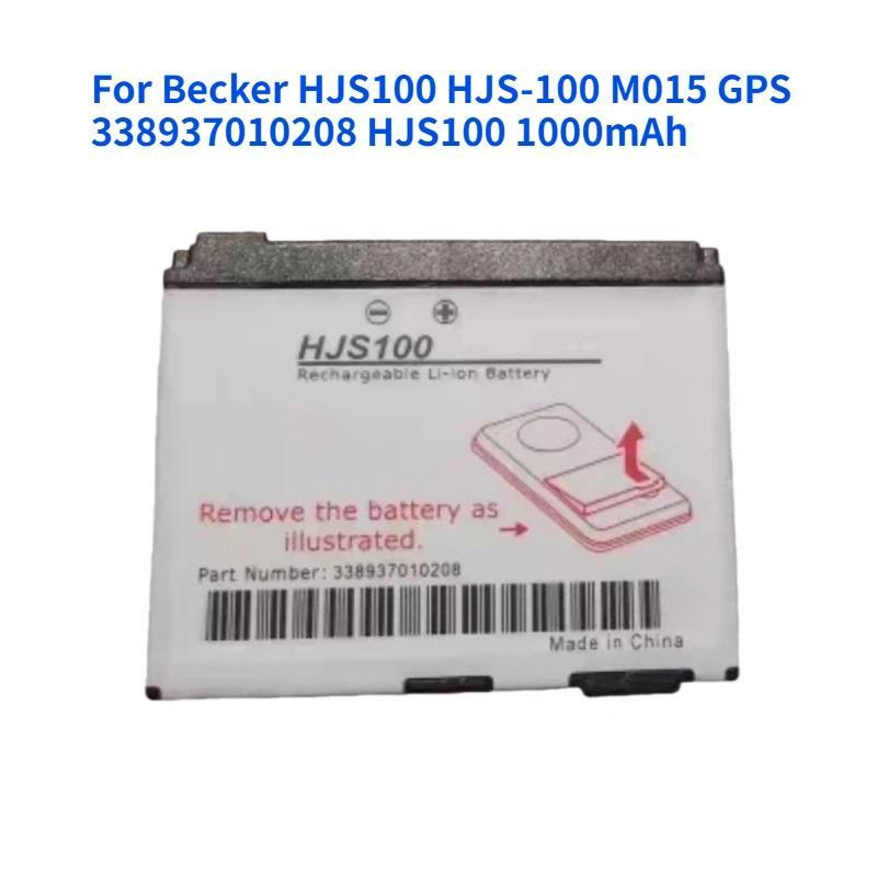 For Becker HJS100 HJS-100 M015 GPS 338937010208 HJS100 1000mAh Rechargable Battery