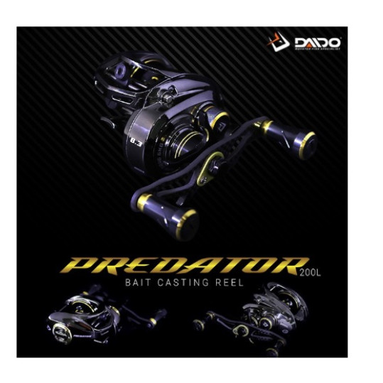 Reel Pancing BC DAIDO PREDATOR 200 L Super SMOOTH Sangat MURAH
