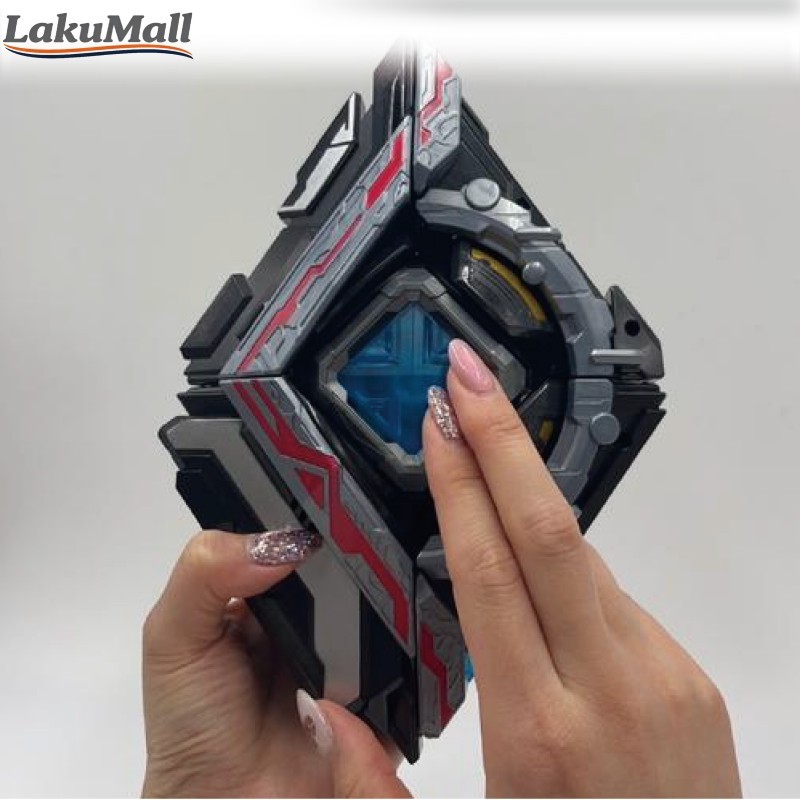 Senjata Ultraman X Rosso Tiga Geed DX Arc Rizer Mainan Transformasi Elektrik Efek Cahaya Musik Maina