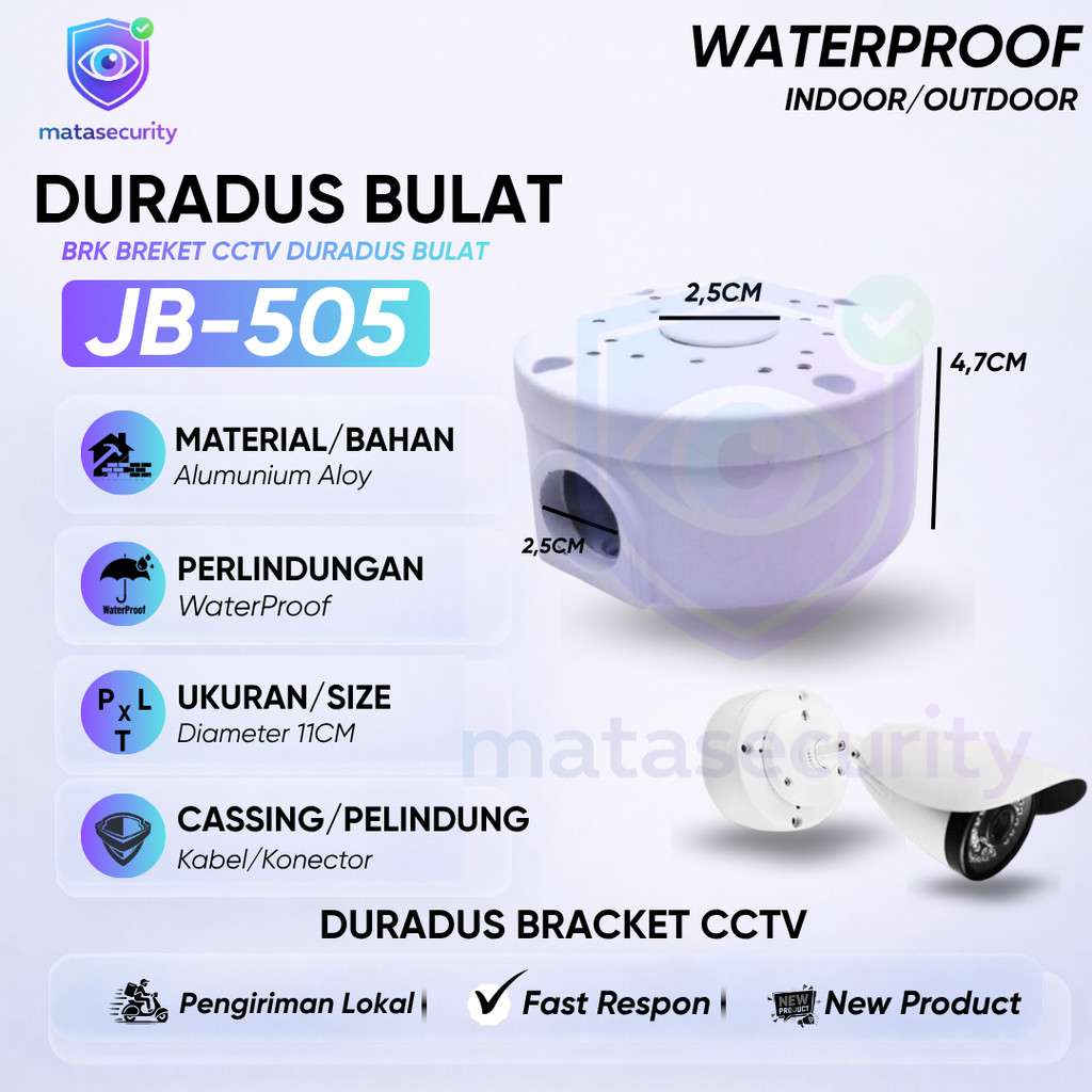BRK BREKET CCTV DURADUS JUNCTION BULAT ALUMUNIUM CAMERA CCTV