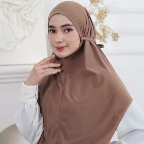 arey bergo aletta / jilbab instan / bergo instan /bergo tali