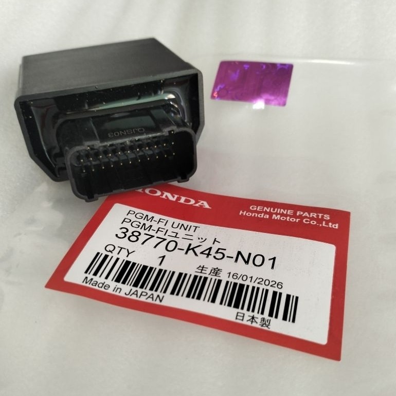ECU CDI PGM-F1 UNIT -38770-K45-N01-CBR 150R-tahun 2014-2016 original Japan