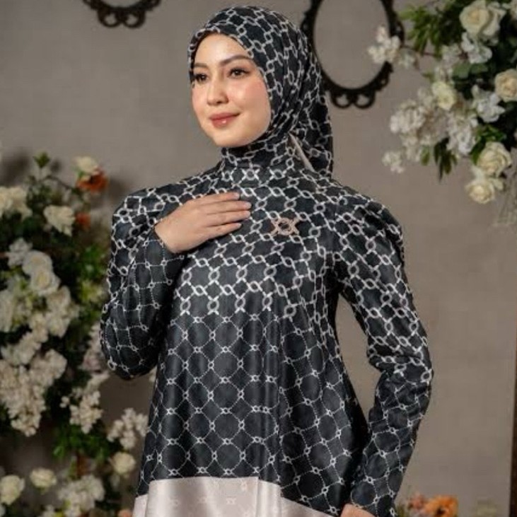 KLAMBY CALYA BLOUSE MONOGRAM