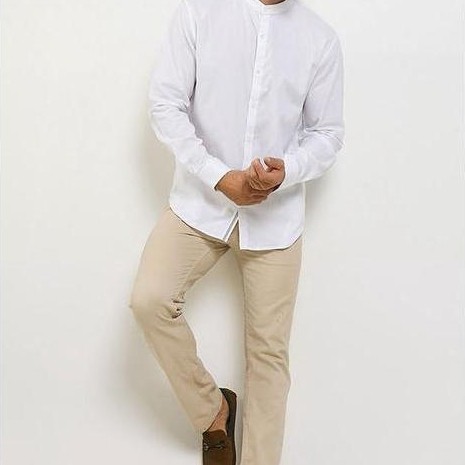 Andrew Smith Kemeja Koko Lengan Panjang A0021J08A