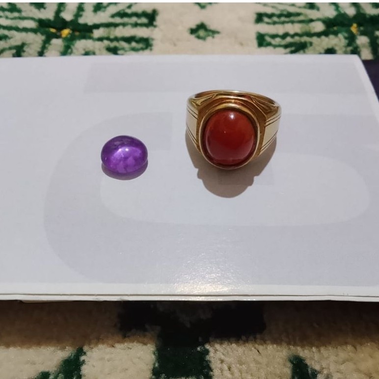 Cincin Batu Akik Sulaiman Madu