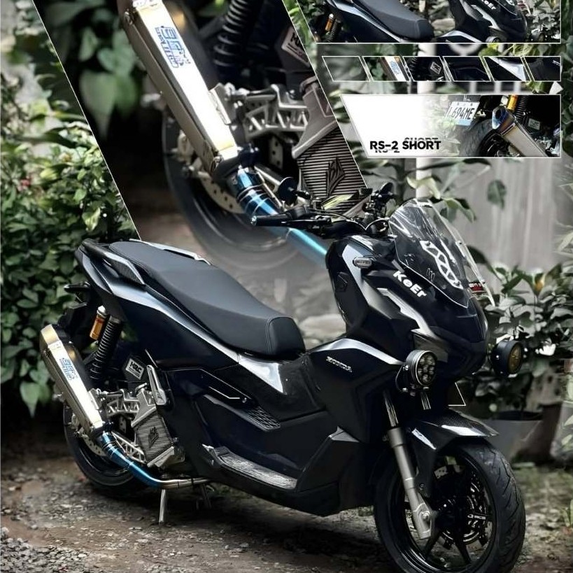 knalpot honda ADV 150 ADV 160 full system type RS-2 Stainles