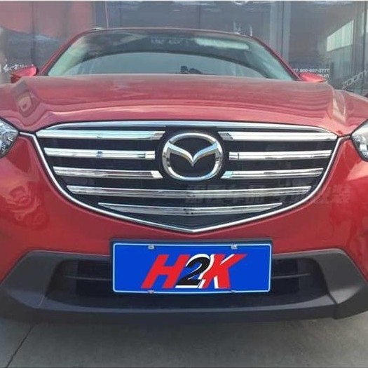 Details Look Aksesoris Mazda CX5 - Grill Cover untuk New Mazda CX-5 2015-2016 FL