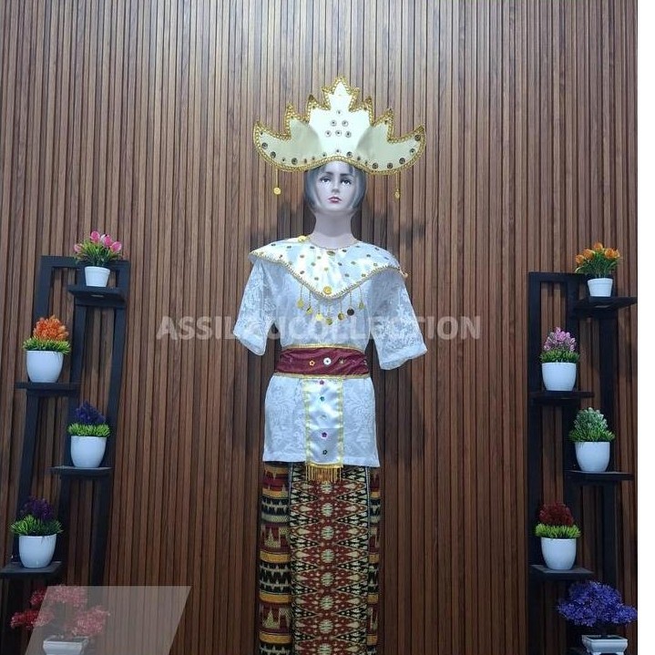 Baju Adat Dewasa Lampung Satuan (Laki/Cewek) Pengantin