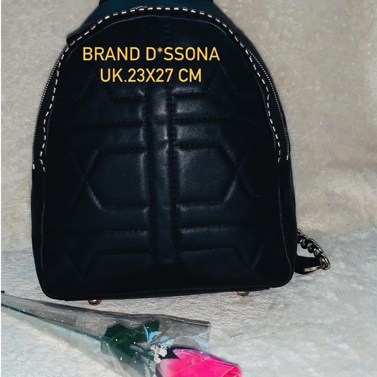Brand D*ssona Preloved Ransel kulit wanita