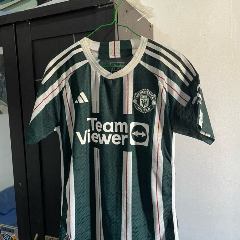 jersey mu manchester utd united away 23/24 patch ucl