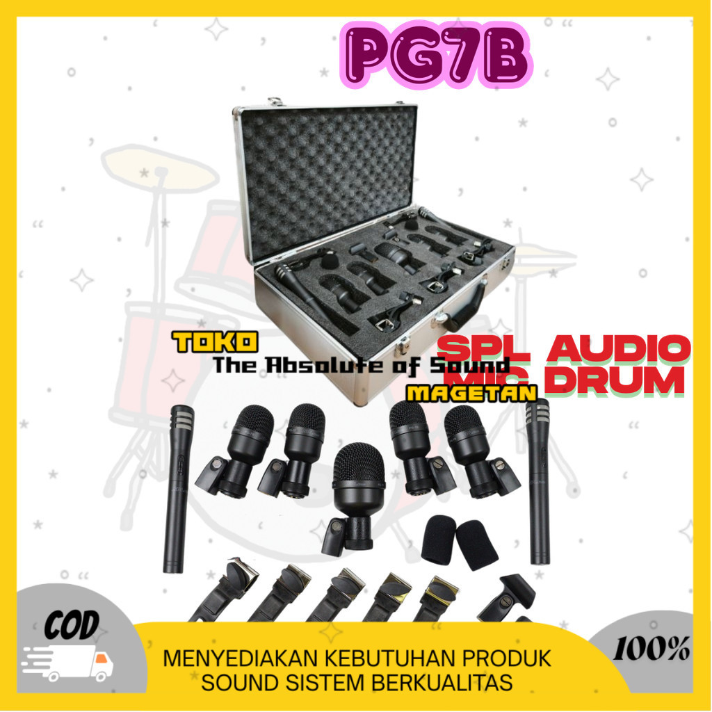 Mic SPL Audio Drum PG 7B