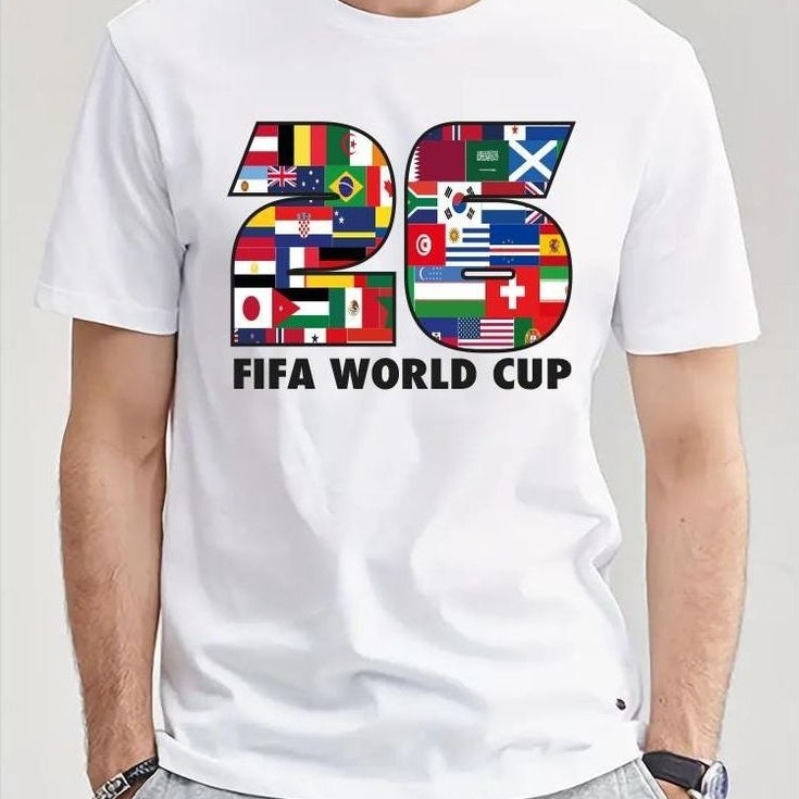 Kaos  Fifa World cup 2026 Baju dewasa Pria Wanita ready