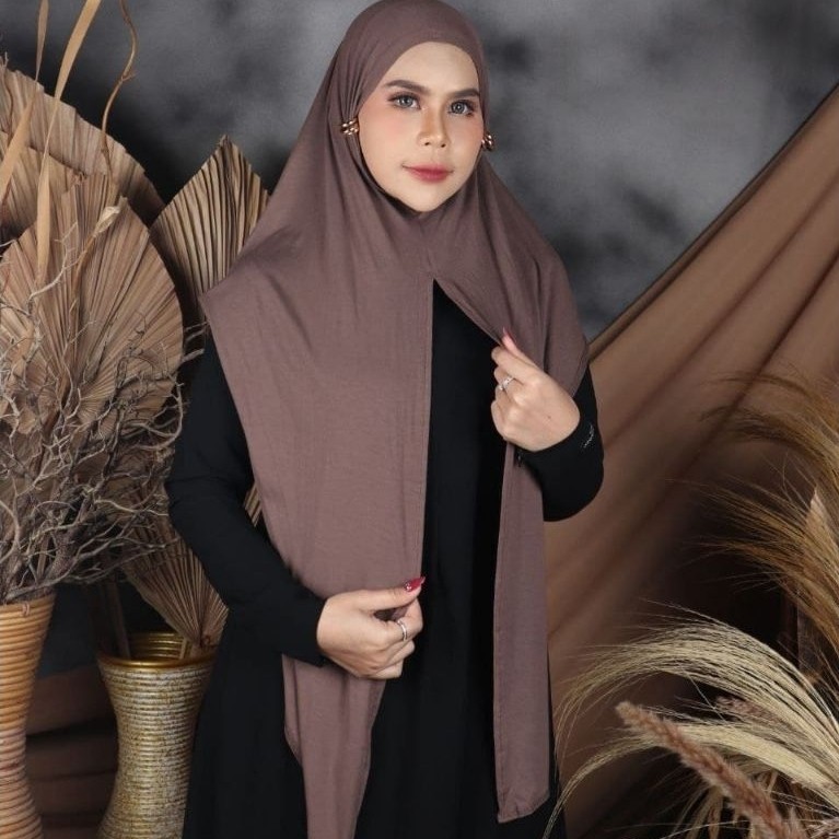 DOA IBU - JILBAB DOI SIRLIP S3 RAYON segitiga instan siria lipat by DOA IBU HIJAB