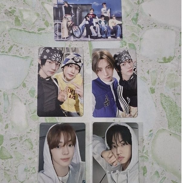 photocard tws shinyu dohoon youngjae hanjin grup
