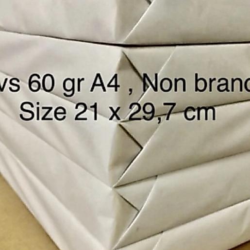 Hvs Putih A4 60Gr ( Non Brand )