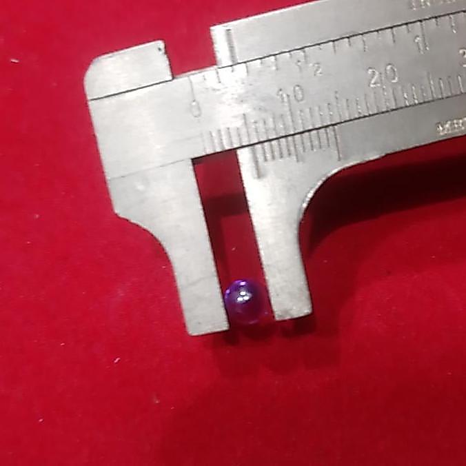 Batu Bulet Ungu 5mm Hoby koleksi