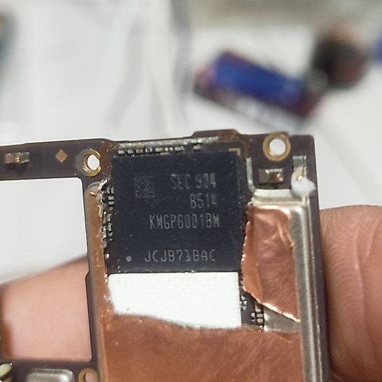 mesin hp kmgp6001bm+board buat kanibalan servis