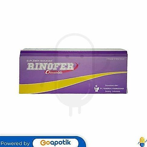 Lansungkirim- Rinofer Cheble Box 30 Tablet