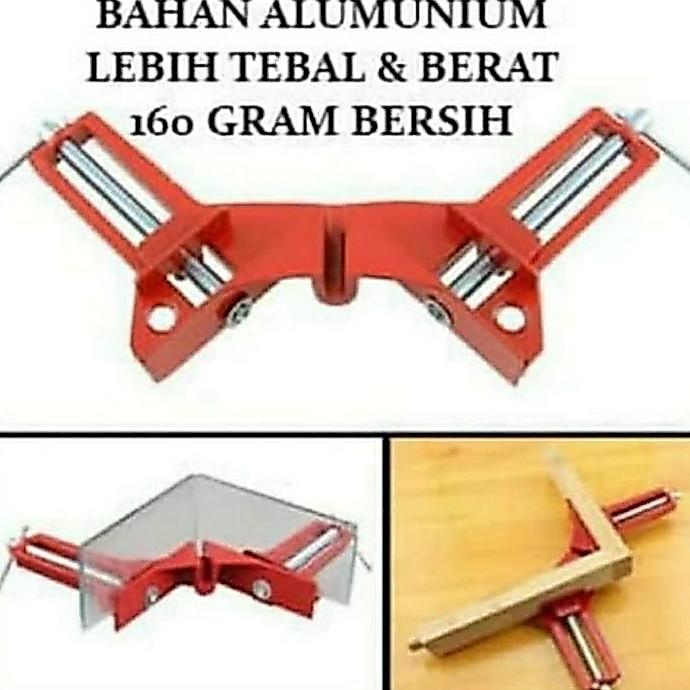 corner klem siku /klem siku merah 90/ klem sudut new