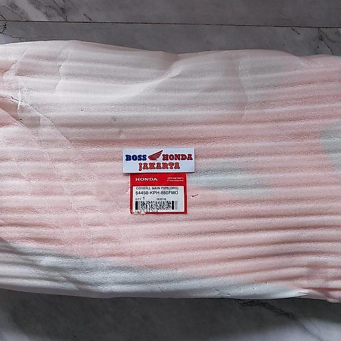 SPAREPART KARISMA : 64450-KPH-880FMO SAYAP LEKSIL DALAM KIRI ORANGE KARISMA ORI AHM