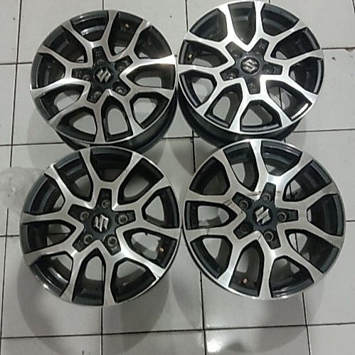 Velg Mobil ORIGINAL SUZUKI XL7 Ring 16 Baut 5x114 Cocok ERTIGA XL7 APV BALENO GRANDMAX DLL