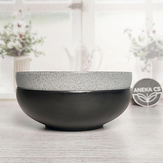 Stone Mangkok Ceper 7 inch - Mangkok Bakso - Golden Dragon W7107A TS