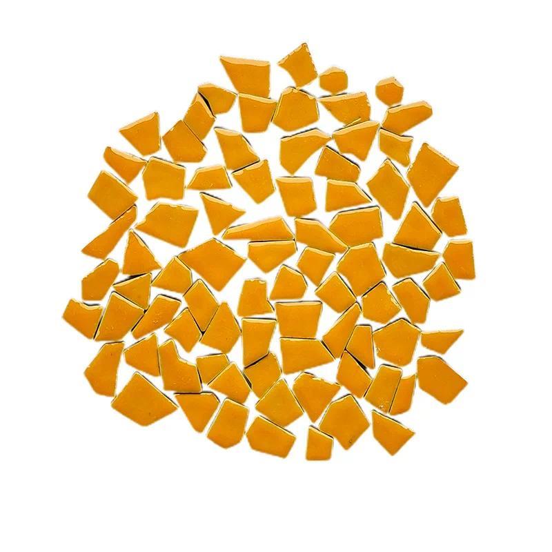 Ceramic Mosaic Small Fragment Particle DIY Children's Handicrafts Bulk Color Glazed Tile Splicing Ce