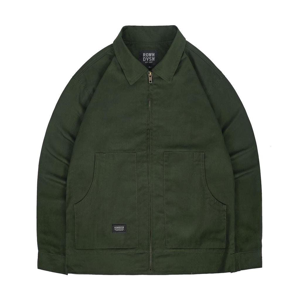 [6.6] Rown Division Deck Jacket || Beatric Green Army Jaket Kanvas