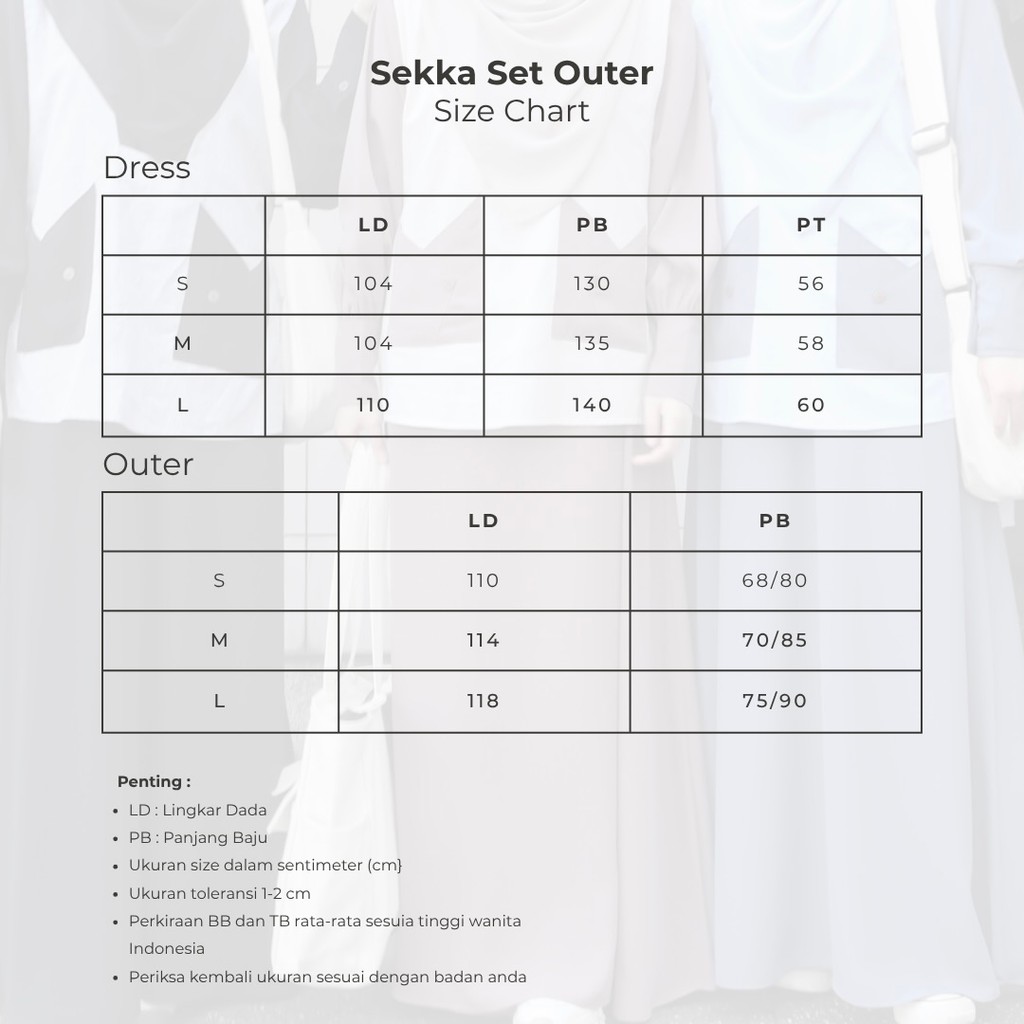 BEST SELLER Mininos Sekka Set Outer Gamis 2in1 Set Gamis Outer Remaja Muslimah KEKINIAN