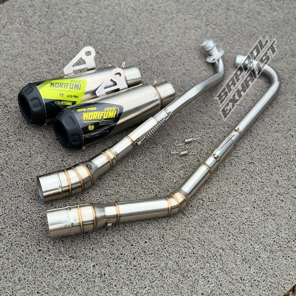 gtx honda Knalpot Norifumi GTX RBT trail kharisma Supra Vega Revo jupiter smash Shogun Kirana Blade 