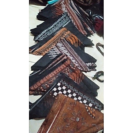 [ Luriklarik ] Iket atau Ikat Kepala Batik Segitiga Solo Jogja Bebas pilih motif