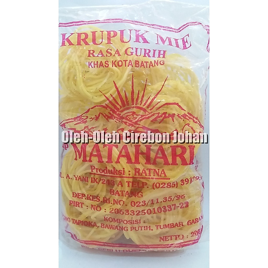 Krupuk Mie Kuning Matahari