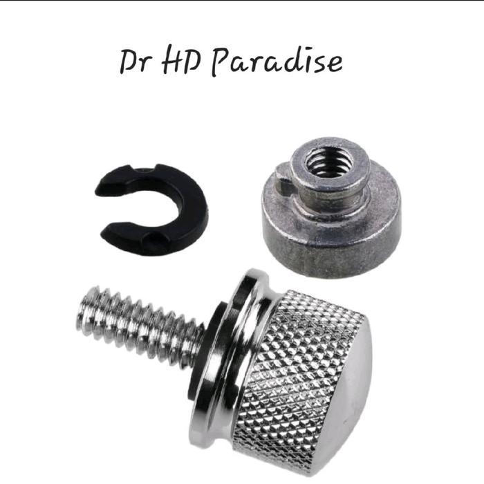 Baut screw bolt jok set mur harley dyna touring softail sportster chrome