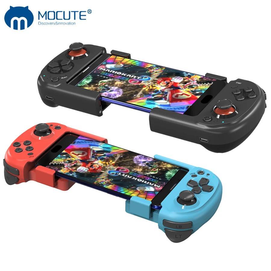 Mocute 061 Gamepad Nirkabel, Kontroler Game Terpisah Kiri Kanan, Joystick Gaming Bluetooth untuk And